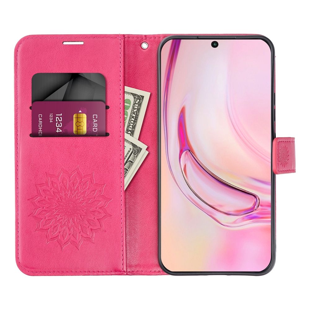 MEZZO Book case for XIAOMI Redmi Note 13 4G mandala magenta