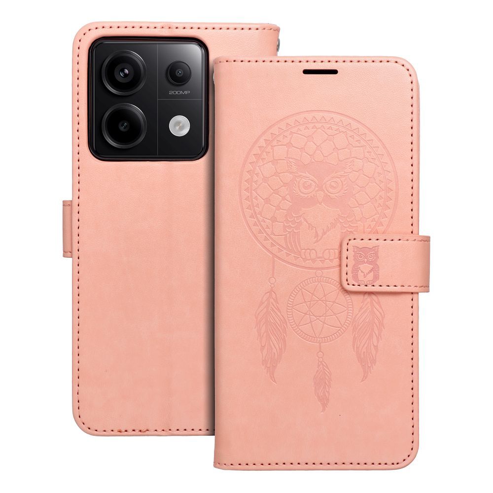 MEZZO Book case for XIAOMI Redmi Note 13 Pro 5G dreamcatcher peach fuzz