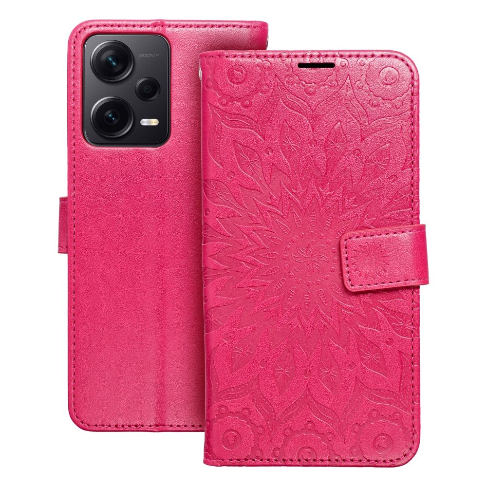 MEZZO Book case for XIAOMI Redmi Note 12 Pro Plus 5G mandala magenta