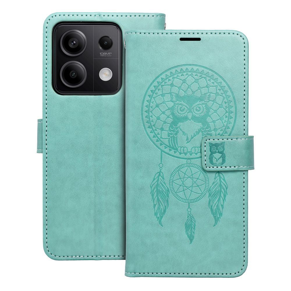 MEZZO Book case for XIAOMI Redmi Note 13 5G dreamcatcher green