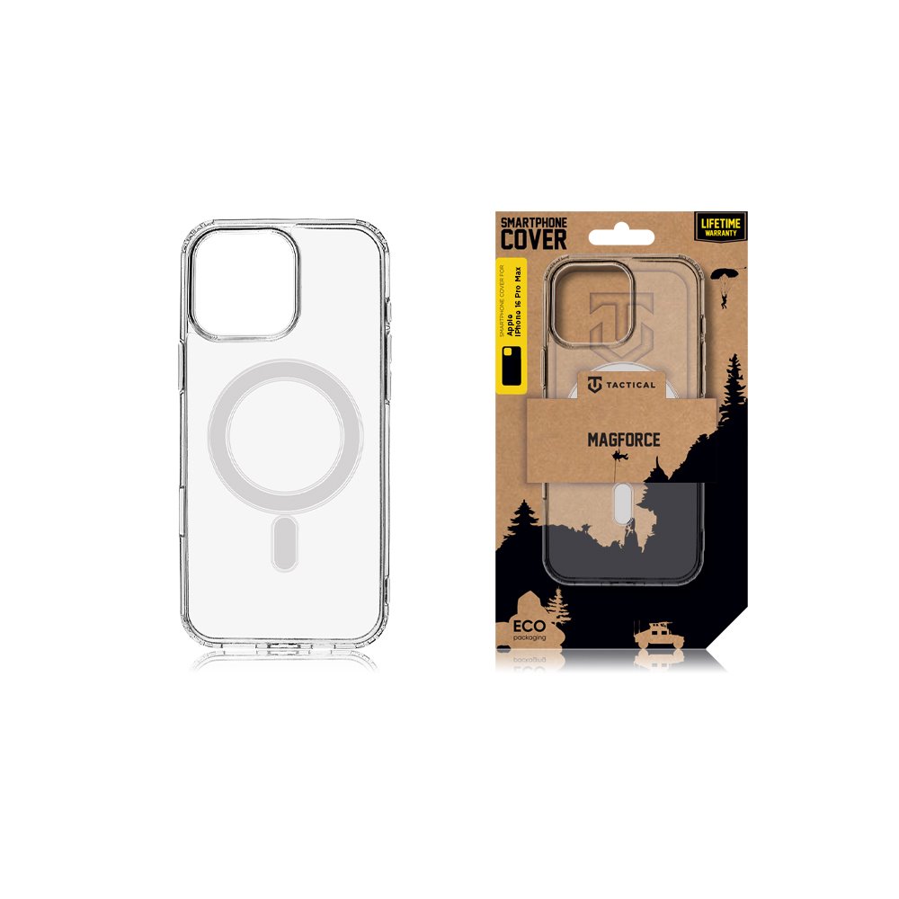 Tactical MagForce Kryt pro Apple iPhone 16 Pro Max Transparent