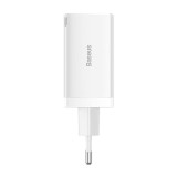 Baseus CCGP120202 GaN5 Pro Quick Nabíječka USB-A + 2x USB-C 65W White