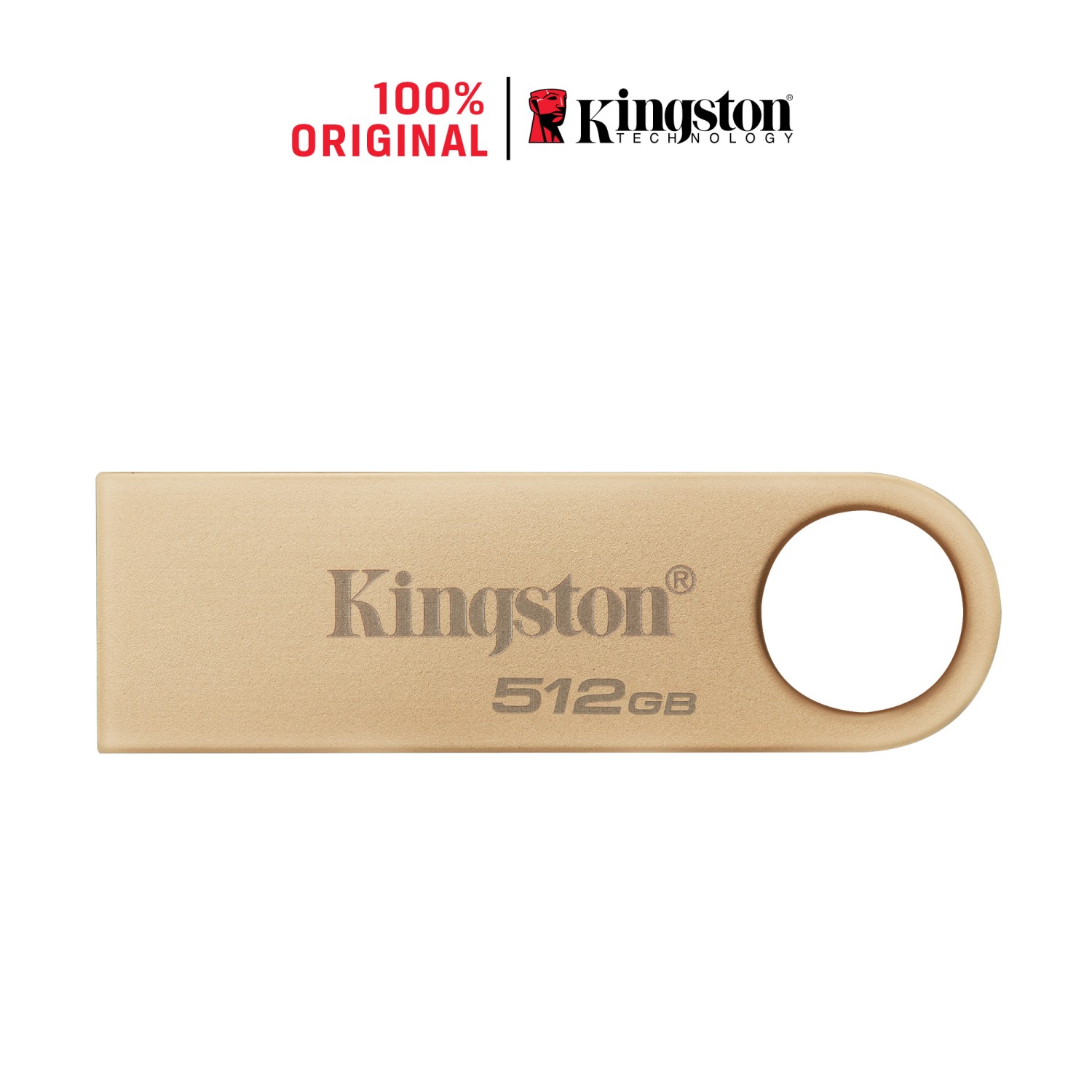 Kingston 512GB DataTraveler DTSE9, 3. Generace, USB 3.2, zlatá