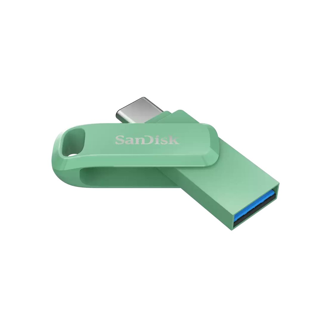 SanDisk Ultra Dual Drive Go USB Type- C, Absinthe zelená 400 MB/s 256 GB