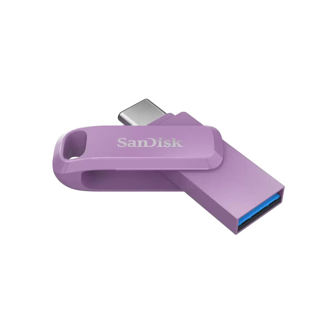 SanDisk Ultra Dual Drive Go 256GB USB 3.2/USB-A + USB-C Fialová