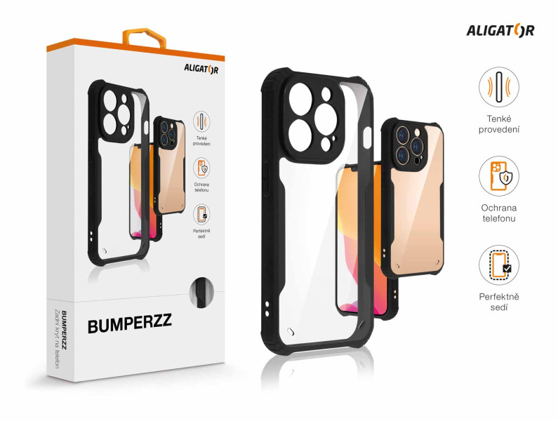 Pouzdro ALIGATOR Bumperzz iPhone 16 Plus, černé