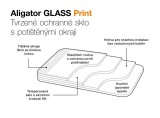 Ochrana displeje GLASS PRINT Apple iPhone 16 Pro MAX černá, celoplošné lepení