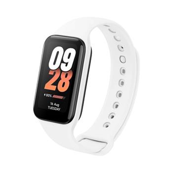 Silikonový řemínek FIXED Silicone Strap pro Xiaomi Smart Band 8 Active, bílá