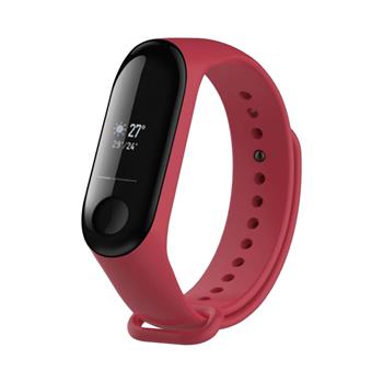 Silikonový řemínek FIXED Silicone Strap pro Xiaomi Mi Band 3/4, růžová