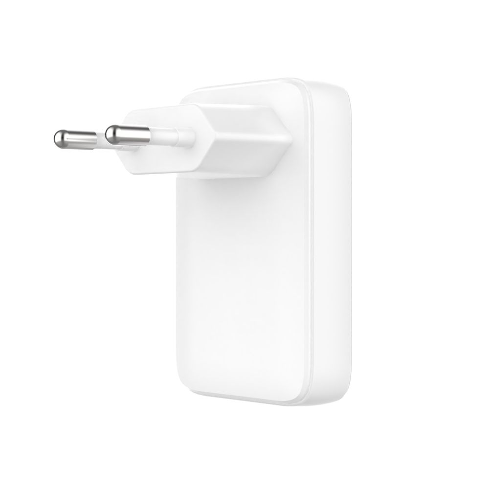 Síťová GaN nabíječka FIXED Slim s USB-C výstupem a podporou PD, 30W, bílá