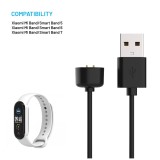 Nabíjecí USB-A kabel FIXED pro Xiaomi Mi Band/Smart Band 5/6/7, černý