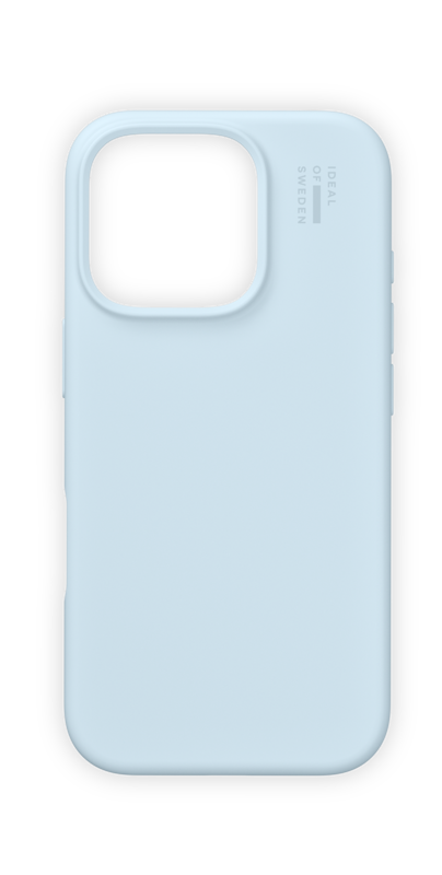 Silikonový ochranný kryt iDeal Of Sweden pro iPhone 16 Pro Max, light blue