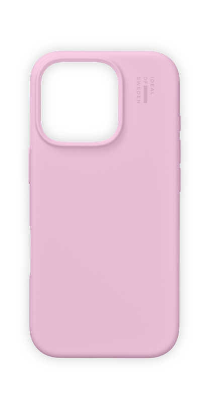 Silikonový ochranný kryt iDeal Of Sweden pro iPhone 16 Pro, bubble gum pink