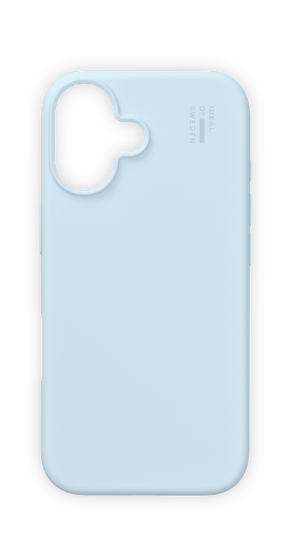 Silikonový ochranný kryt iDeal Of Sweden pro iPhone 16, light blue