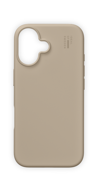 Silikonový ochranný kryt iDeal Of Sweden pro iPhone 16, beige