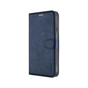Pouzdro typu kniha FIXED Opus pro Apple iPhone SE (2025), modrá