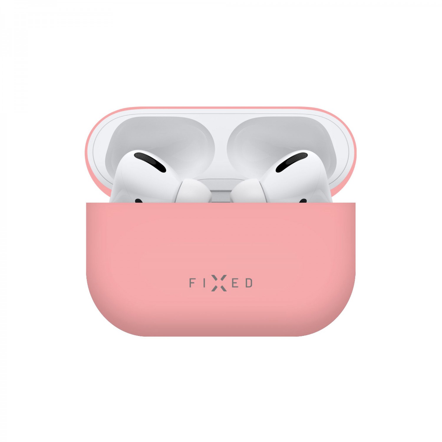 Ultratenké silikonové pouzdro FIXED Silky pro Apple AirPods 4, růžová