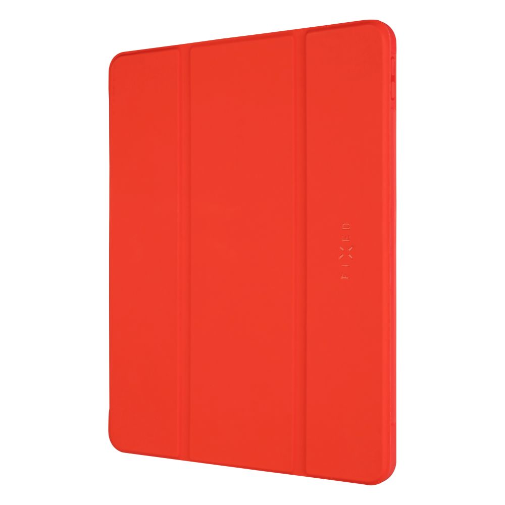 Pouzdro FIXED Padcover pro Apple iPad Air (2020/2022/2024) se stojánkem, podpora Sleep and Wake, červené