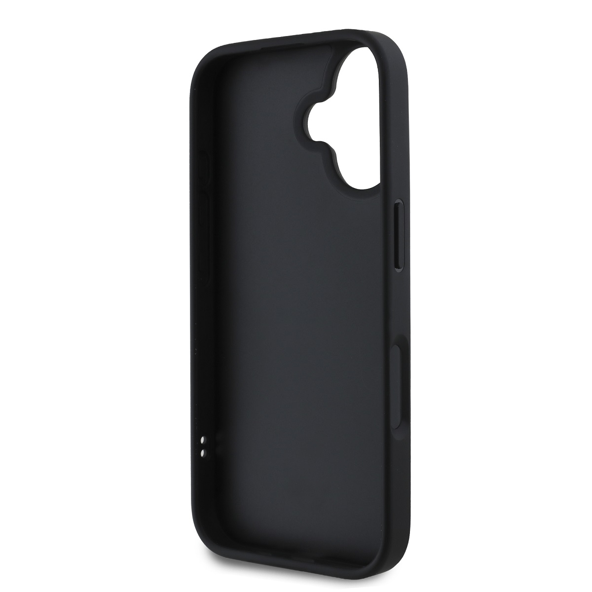 Karl Lagerfeld 3D Rubber Ikonik Zadní Kryt pro iPhone 16 Black