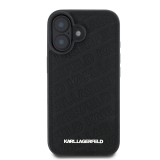 Karl Lagerfeld PU Quilted Pattern Zadní Kryt pro iPhone 16 Black