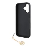 Guess 4G Charm Zadní Kryt pro iPhone 16 Plus Tone on Tone Grey