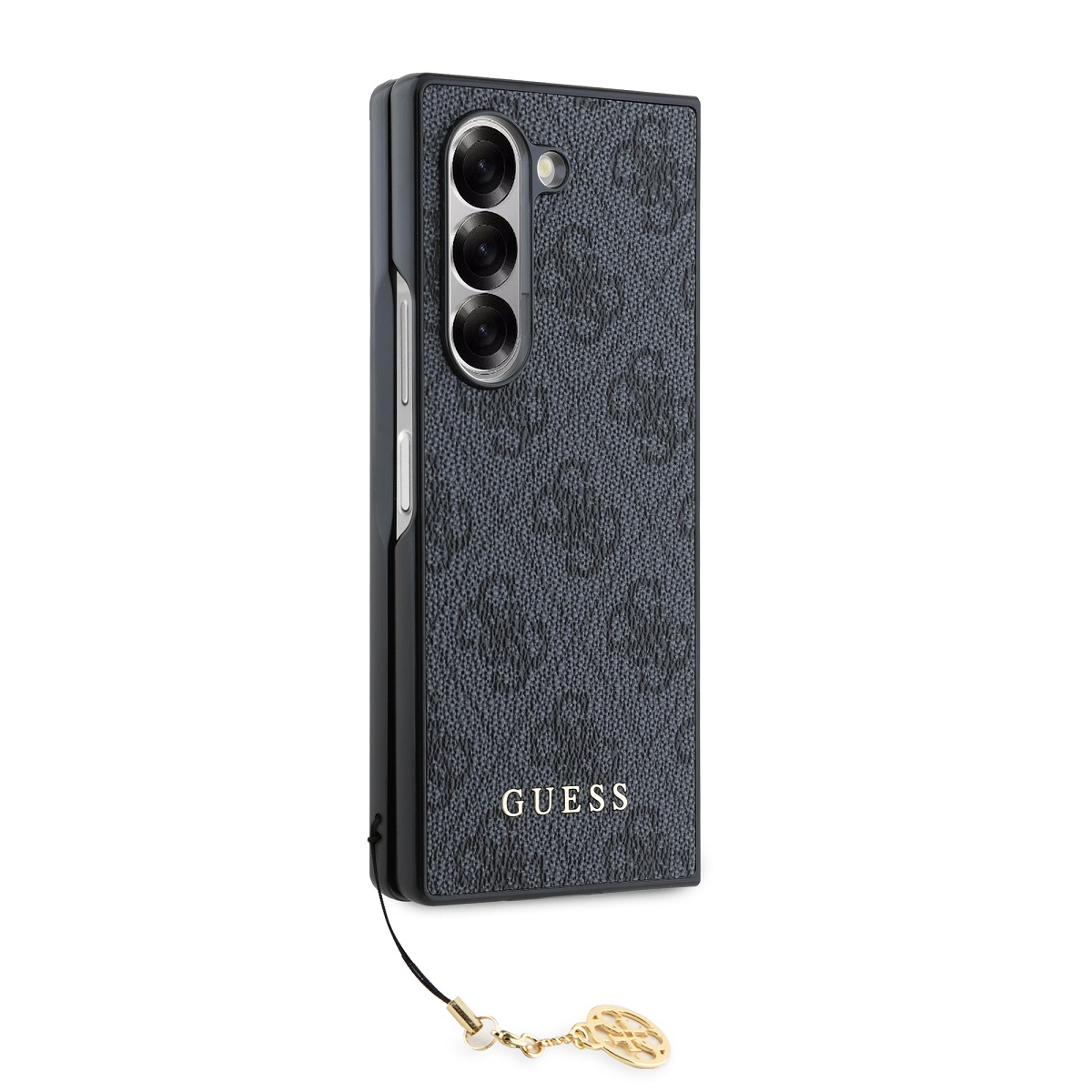 Guess 4G Charm Zadní Kryt pro Samsung Galaxy Z Fold 6 Grey