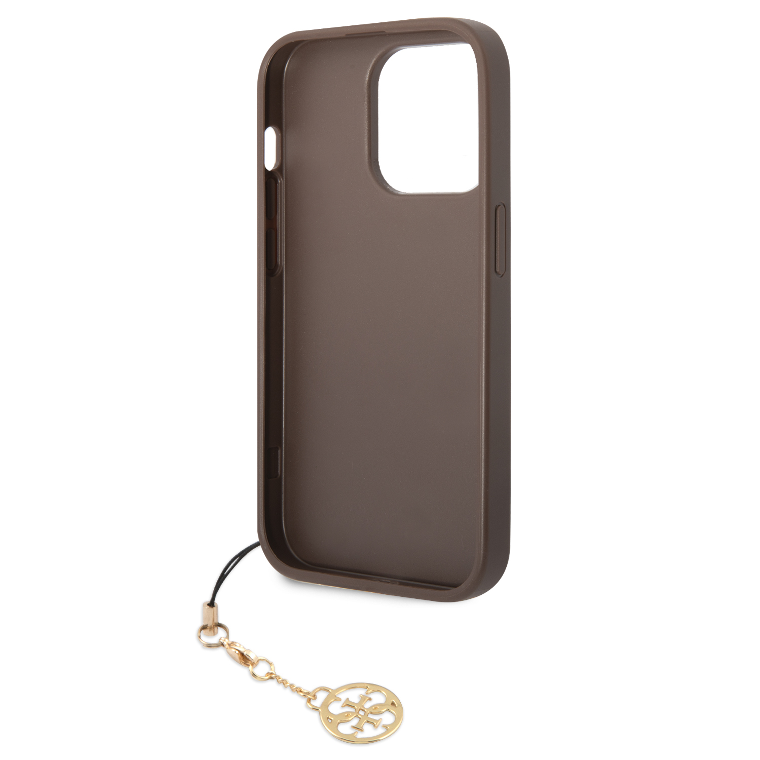 Guess 4G Charm Zadní Kryt pro iPhone 13 Pro Tone on Tone Brown