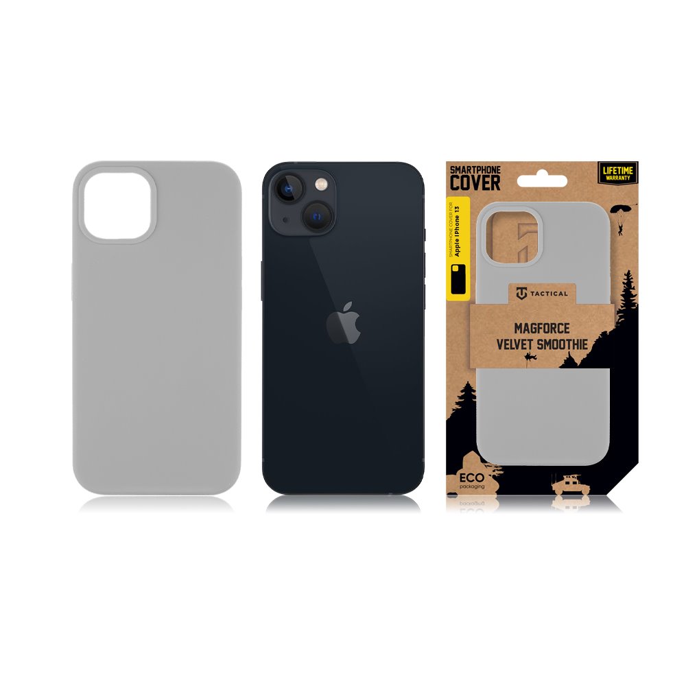 Tactical MagForce Velvet Smoothie Kryt pro Apple iPhone 13 Foggy