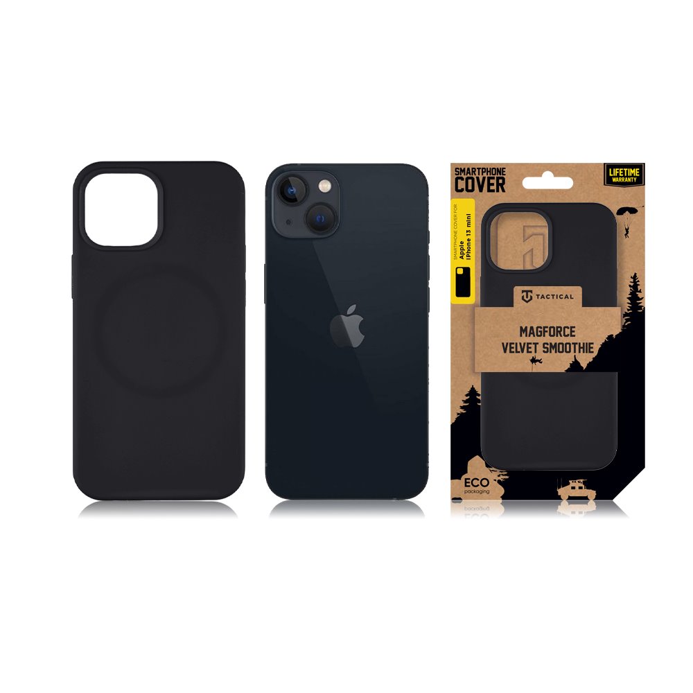 Tactical MagForce Velvet Smoothie Kryt pro Apple iPhone 13 mini Asphalt