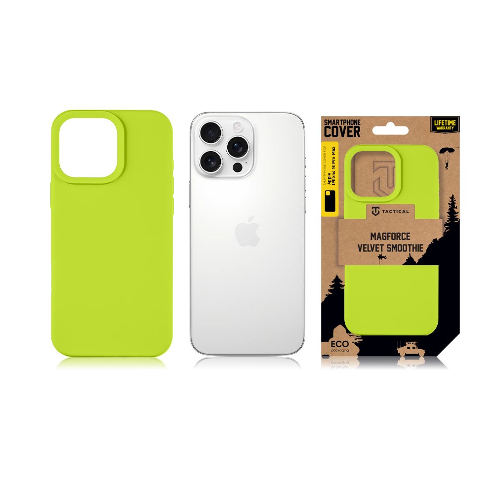 Tactical MagForce Velvet Smoothie Kryt pro Apple iPhone 16 Pro Max Avocado