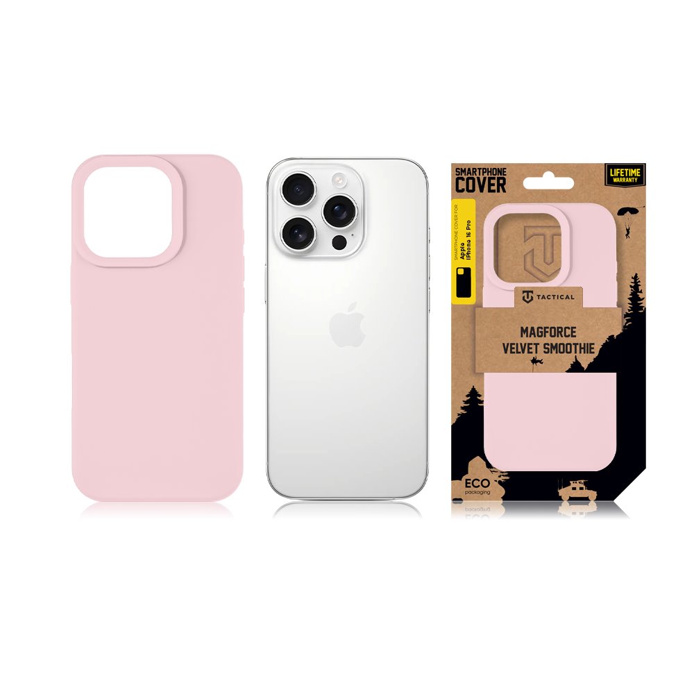 Tactical MagForce Velvet Smoothie Kryt pro Apple iPhone 16 Pro Pink Panther