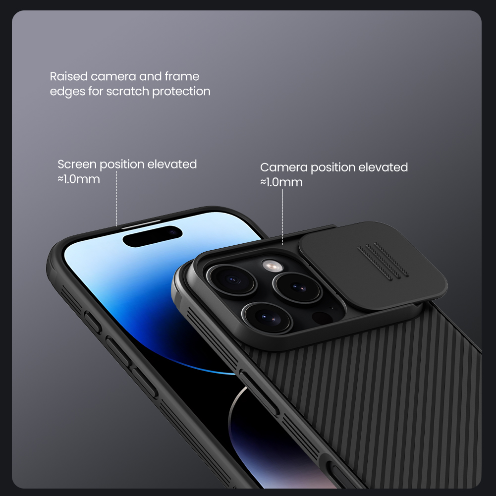 Nillkin CamShield PRO Zadní Kryt pro Apple iPhone 16 Pro Black