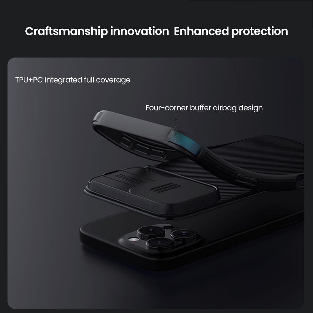 Nillkin CamShield PRO Zadní Kryt pro Apple iPhone 16 Pro Max Titanium Gray