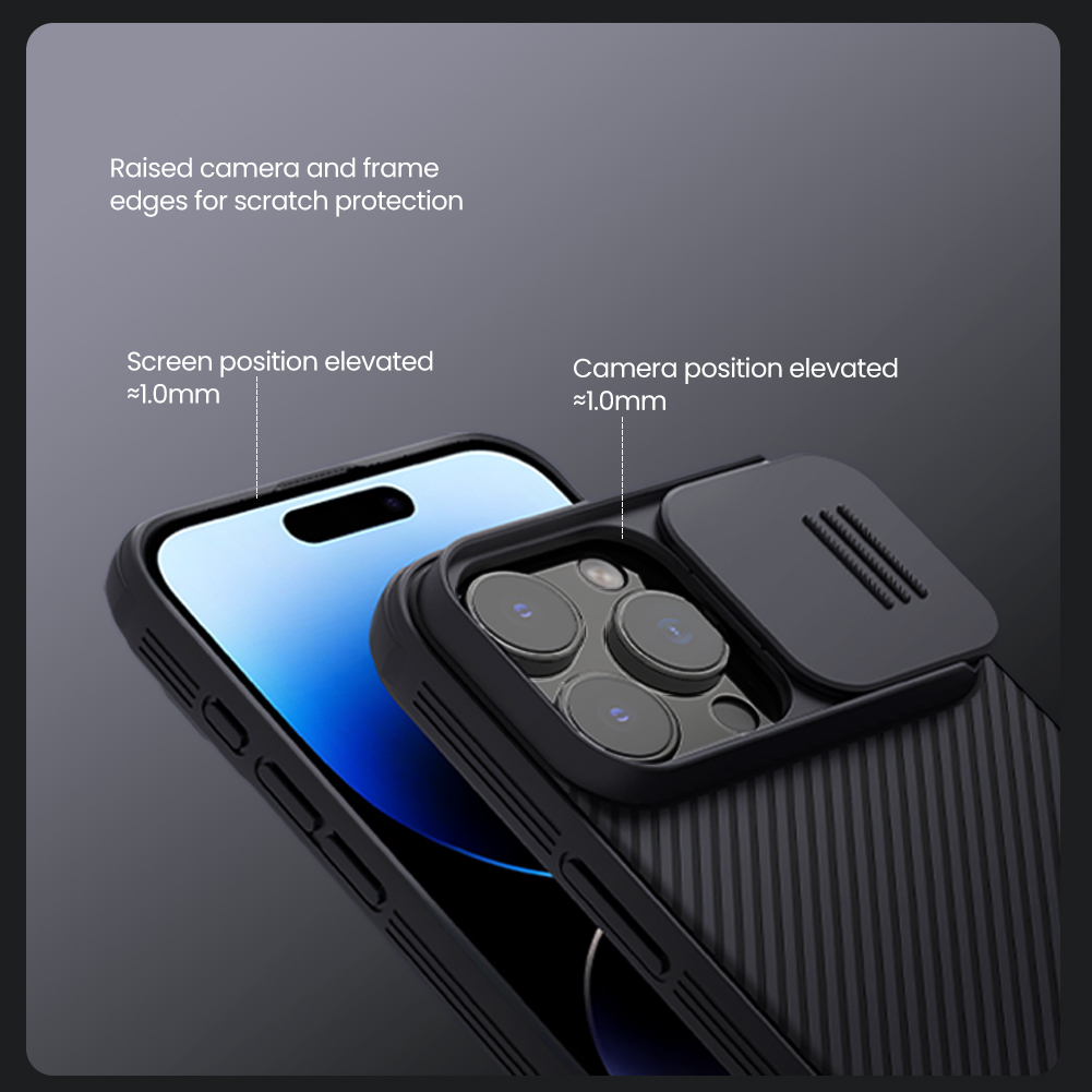 Nillkin CamShield PRO Zadní Kryt pro Apple iPhone 16 Pro Max Black