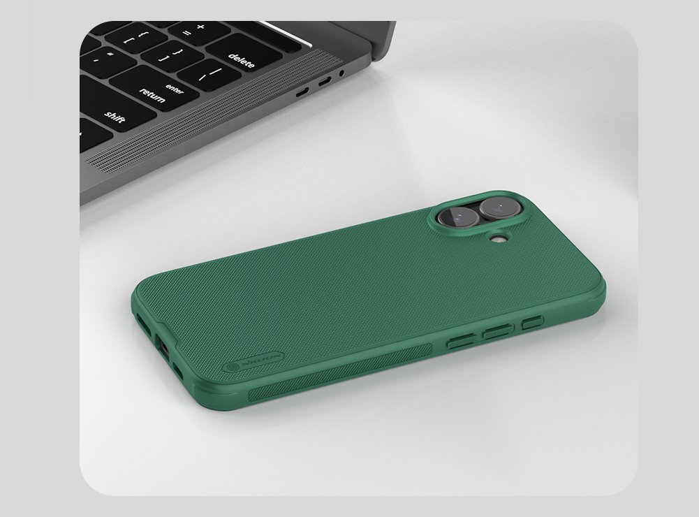 Nillkin Super Frosted PRO Zadní Kryt pro Apple iPhone 16 Dark Green