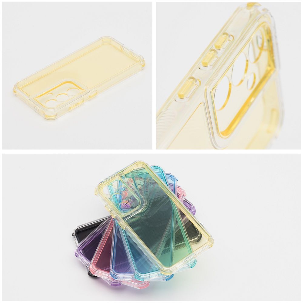 MATRIX CLEAR Case for SAMSUNG A55 5G yellow