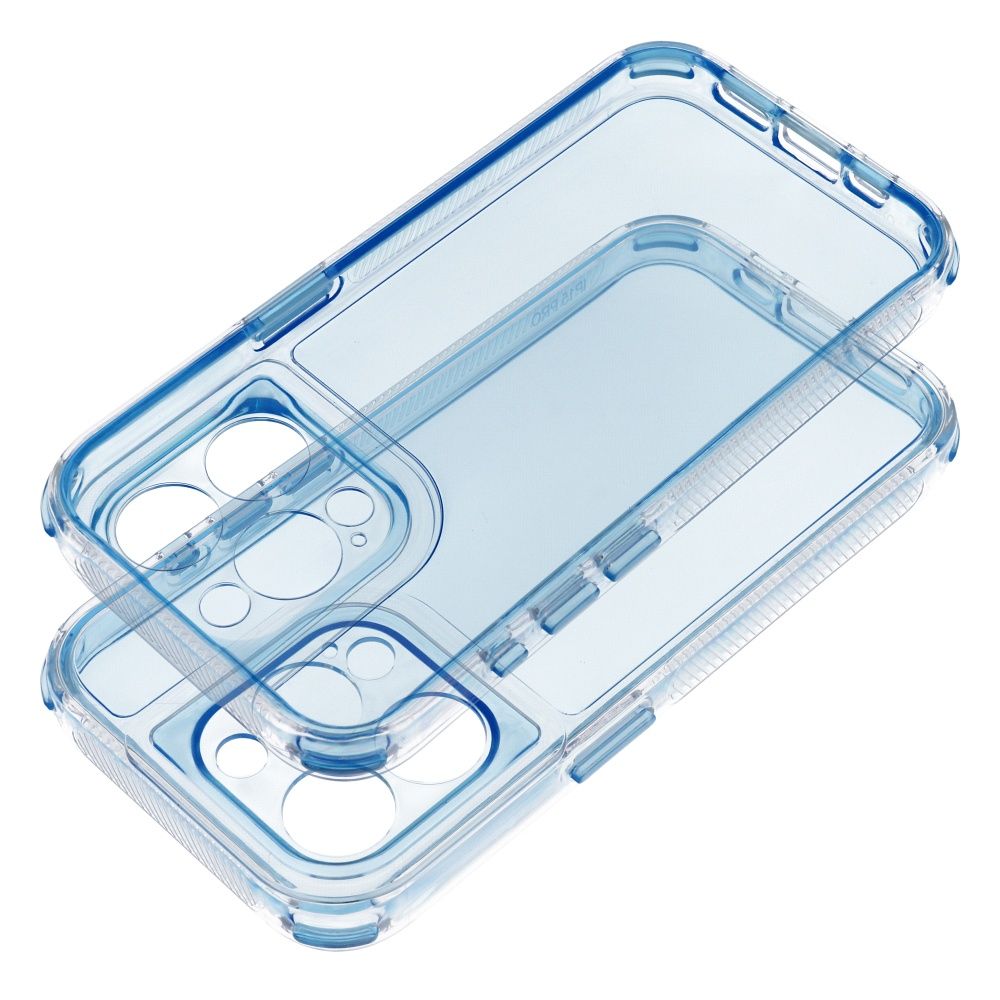 Zadní kryt MATRIX CLEAR Case pro Apple iPhone 15 Pro Max, modrá