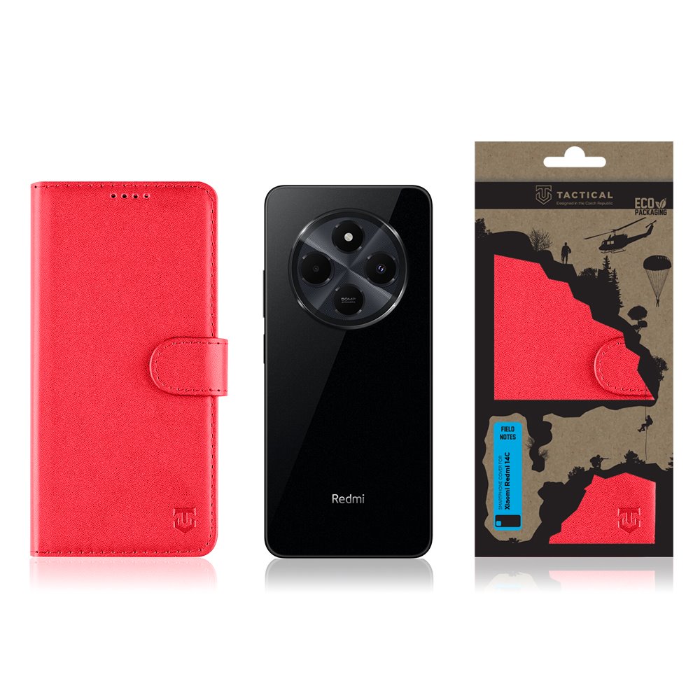 Tactical Field Notes pro Xiaomi Redmi 14C Red