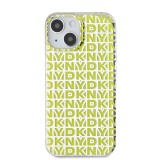 DKNY PC/TPU Repeat Pattern Zadní Kryt pro iPhone 15 Yellow