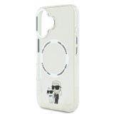 Karl Lagerfeld IML Karl and Choupette MagSafe Zadní Kryt pro iPhone 16 Transparent