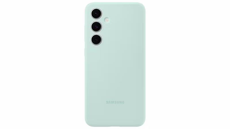 Silikonový zadní kryt pro Samsung Galaxy S24 FE EF-PS721CMEGWW mentolově zelený