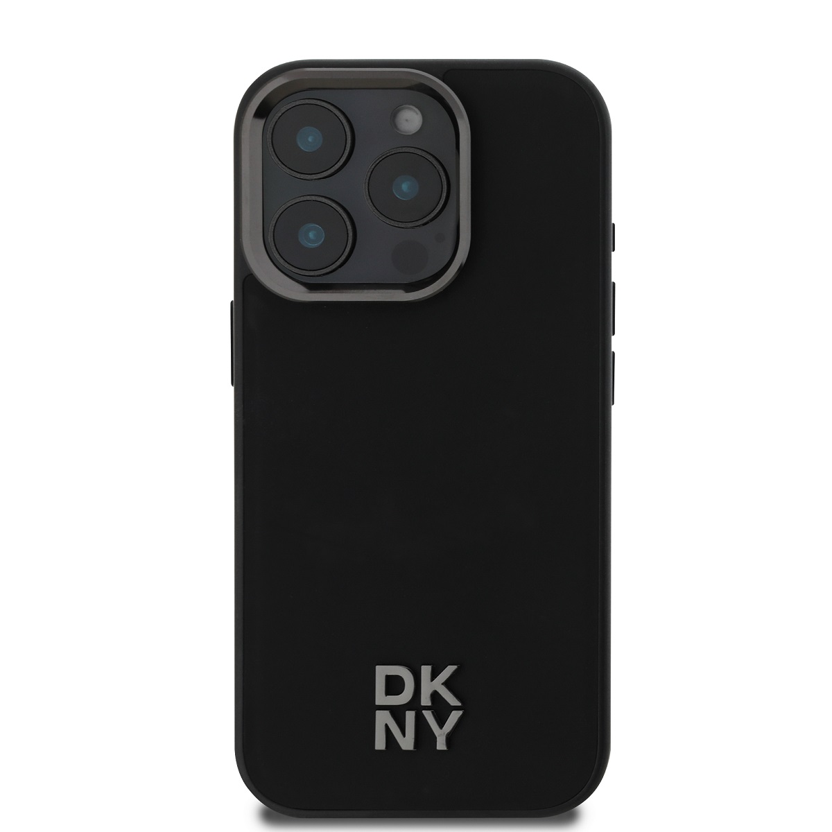 DKNY PU Leather Stack Logo Magsafe Zadní Kryt pro iPhone 16 Pro Max Black