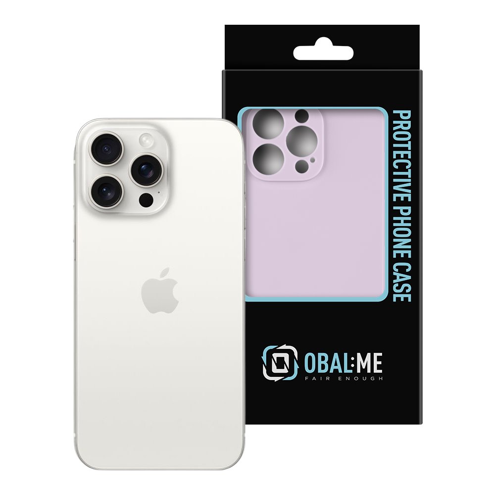 OBAL:ME Matte TPU Kryt pro Apple iPhone 15 Pro Max Purple