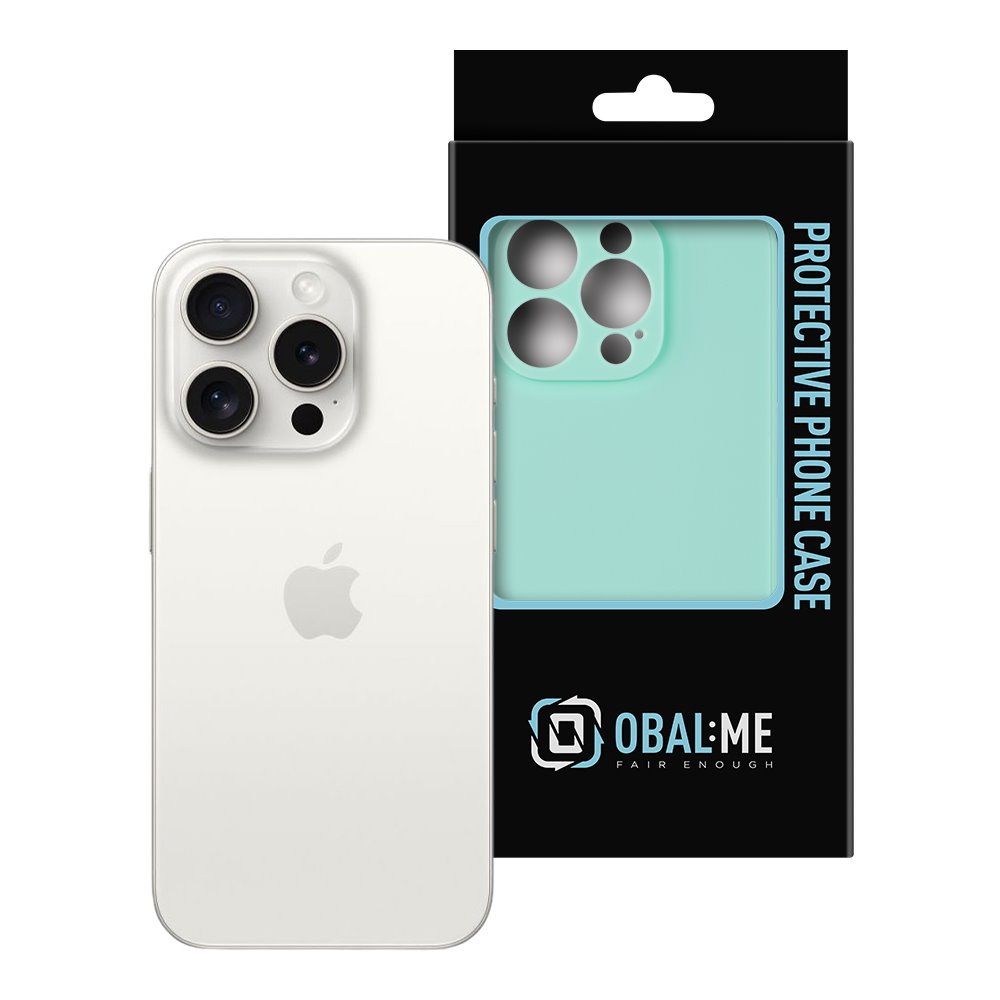 OBAL:ME Matte TPU Kryt pro Apple iPhone 15 Pro Turquoise