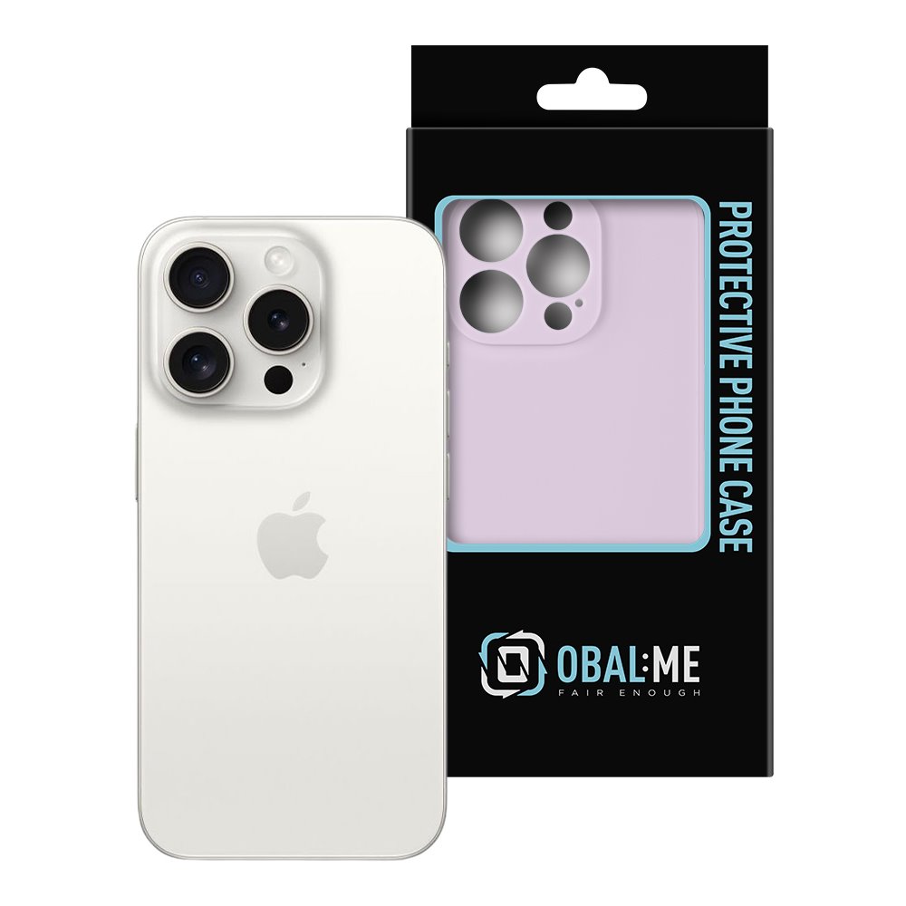 OBAL:ME Matte TPU Kryt pro Apple iPhone 15 Pro Purple