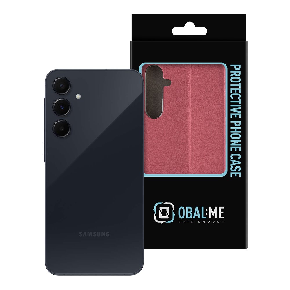 OBAL:ME Book Pouzdro pro Samsung Galaxy A55 5G Wine Red