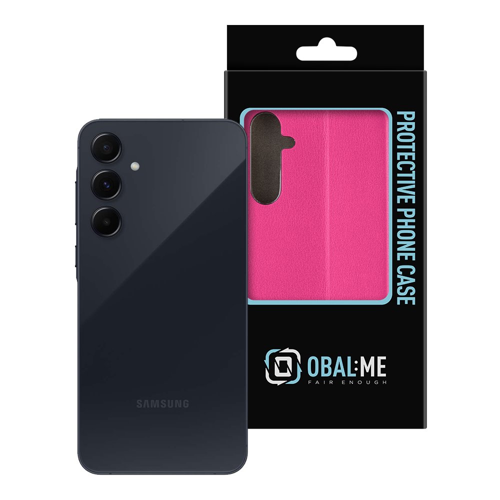 OBAL:ME Book Pouzdro pro Samsung Galaxy A55 5G Rose Red