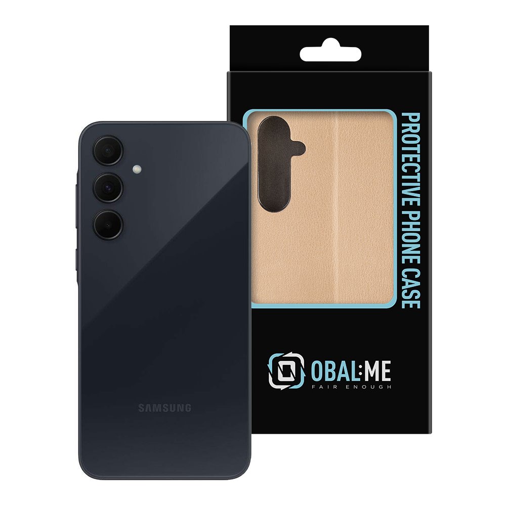 OBAL:ME Book Pouzdro pro Samsung Galaxy A35 5G Gold