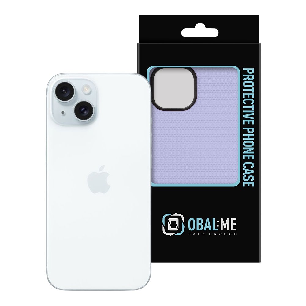 OBAL:ME NetShield Kryt pro Apple iPhone 15 Light Purple