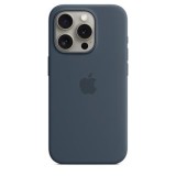 Silikonový kryt Apple MT1D3ZM/A vč. Magsafe pro Apple iPhone 15 Pro, storm blue